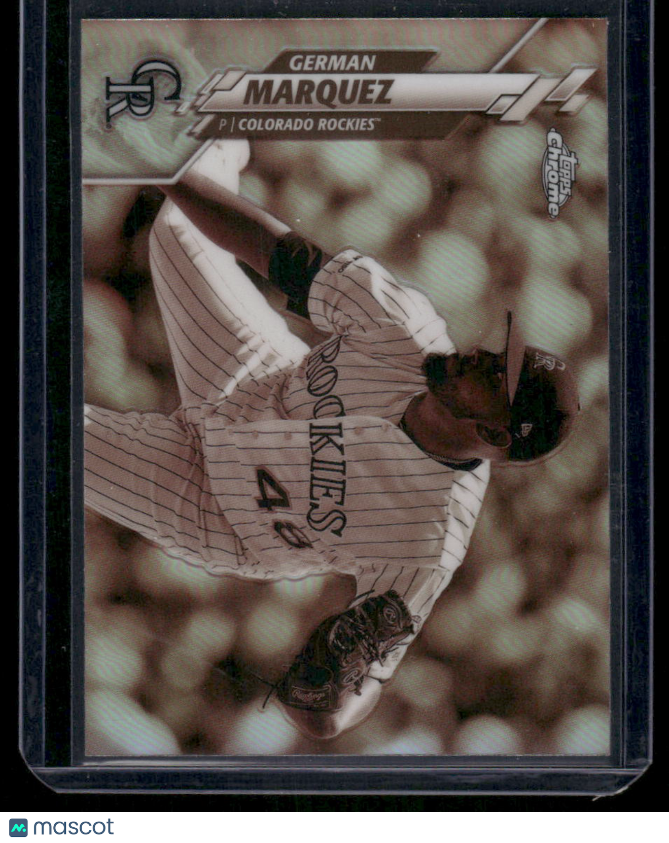2020 Topps Chrome Refractor German Marquez #44 1/3 Baseball