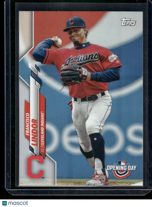 2020 Topps Opening Day Francisco Lindor #48 / Baseball