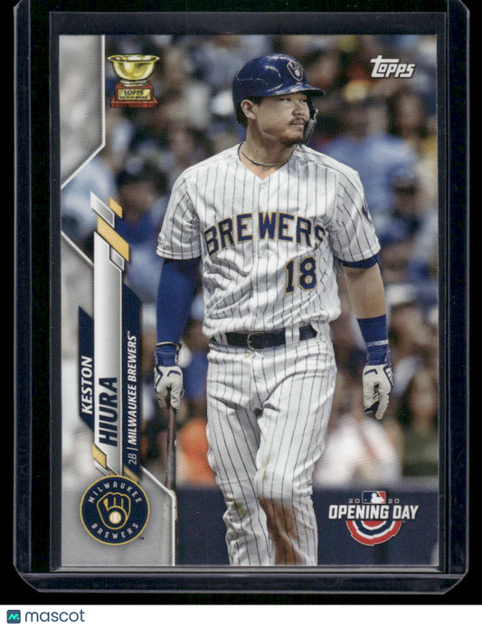 2020 Topps Opening Day Keston Hiura #61 Baseball