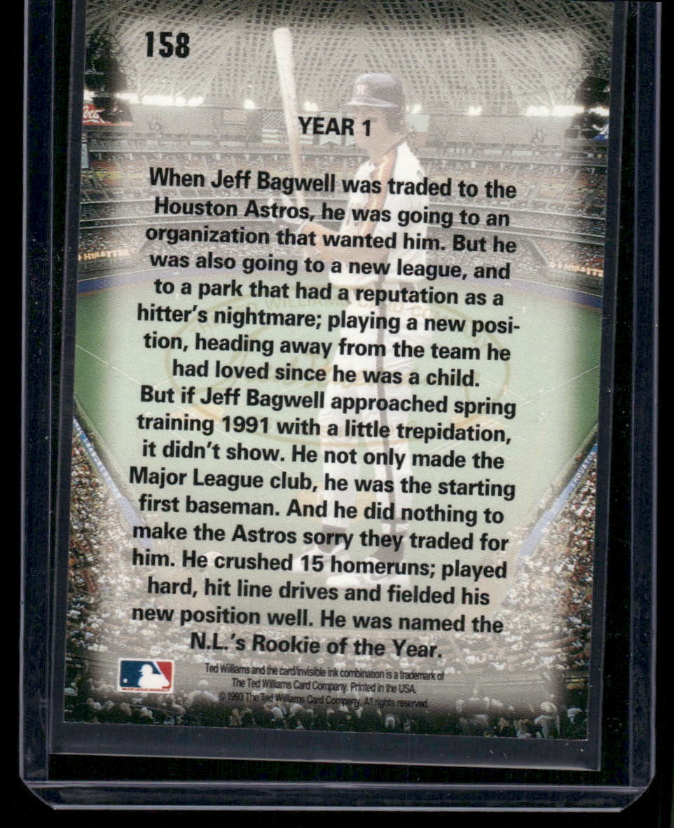 1993 Leaf Dawning of a Legacy Jeff Bagwell #158 Baseball