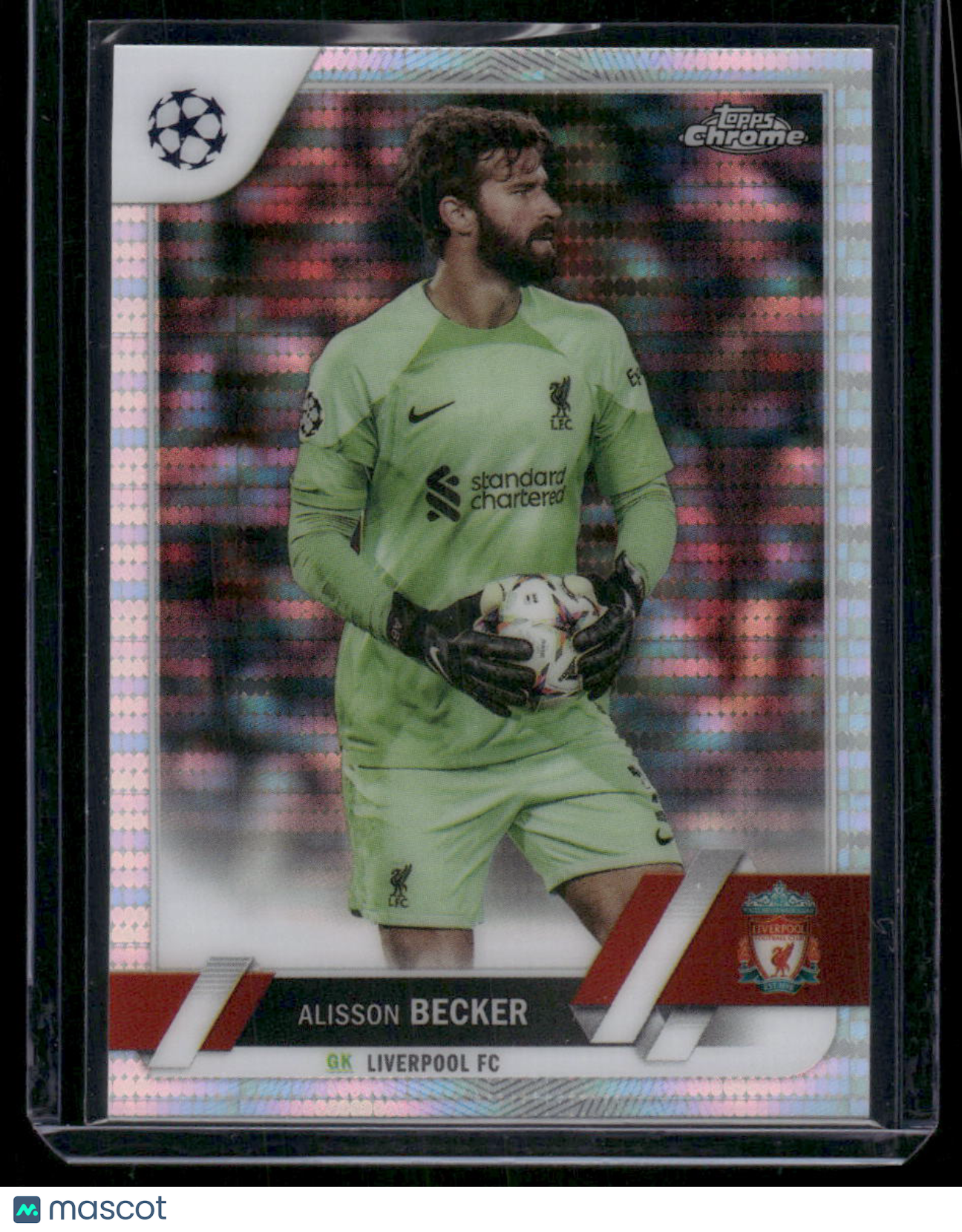 2023 Topps Chrome Alisson Becker #74 Refractor Soccer