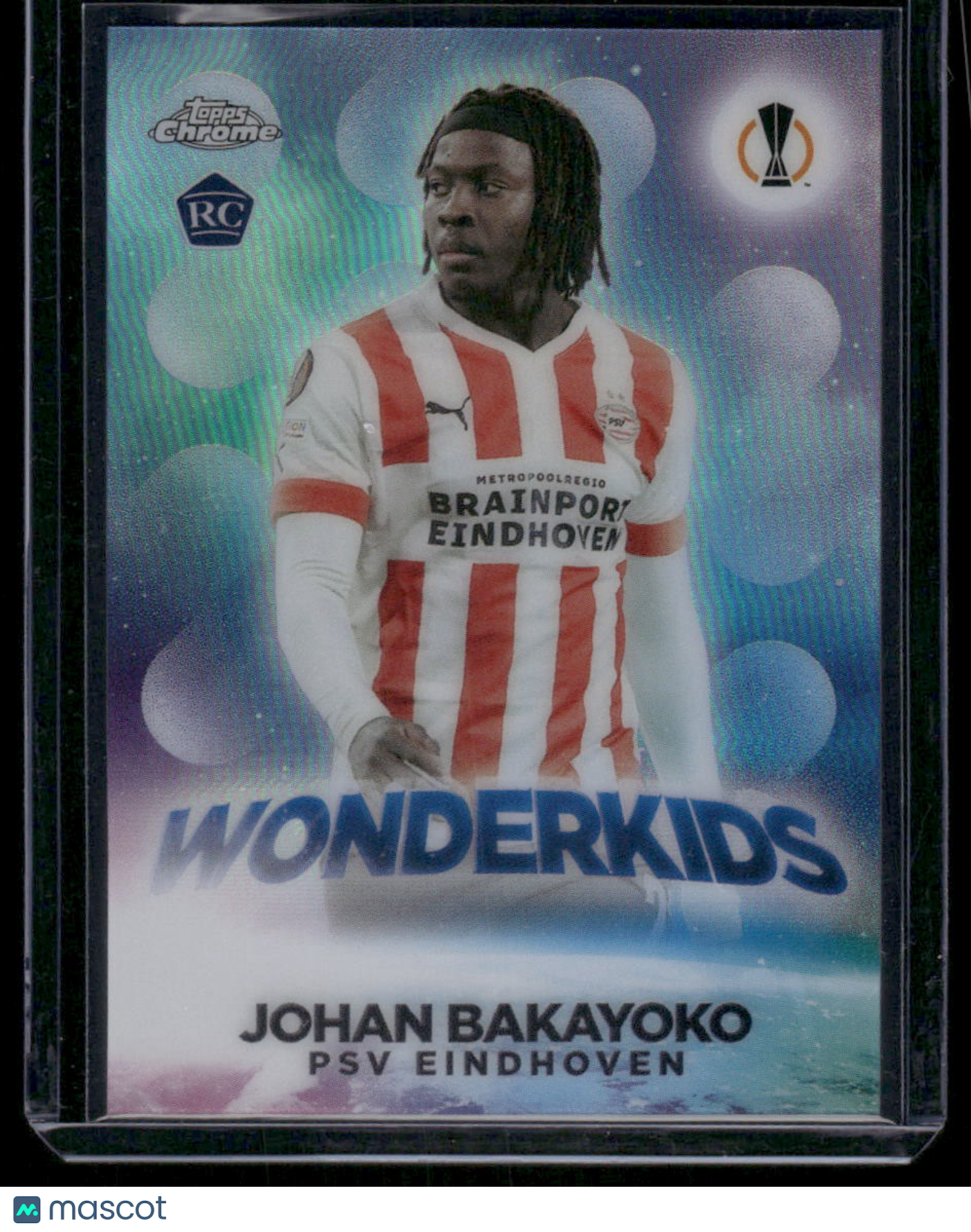 2023 Topps Chrome Wonderkids Johan Bakayoko #W-7 RC Soccer