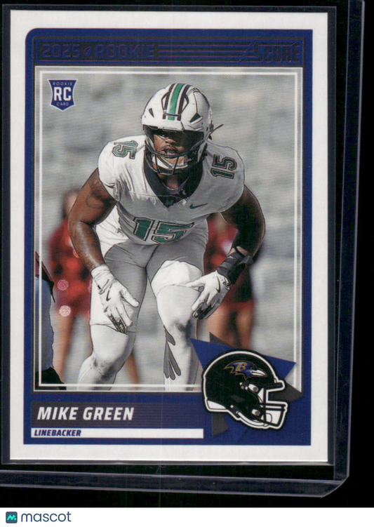 2025 Panini Score Football Mike Green #88 RC Football