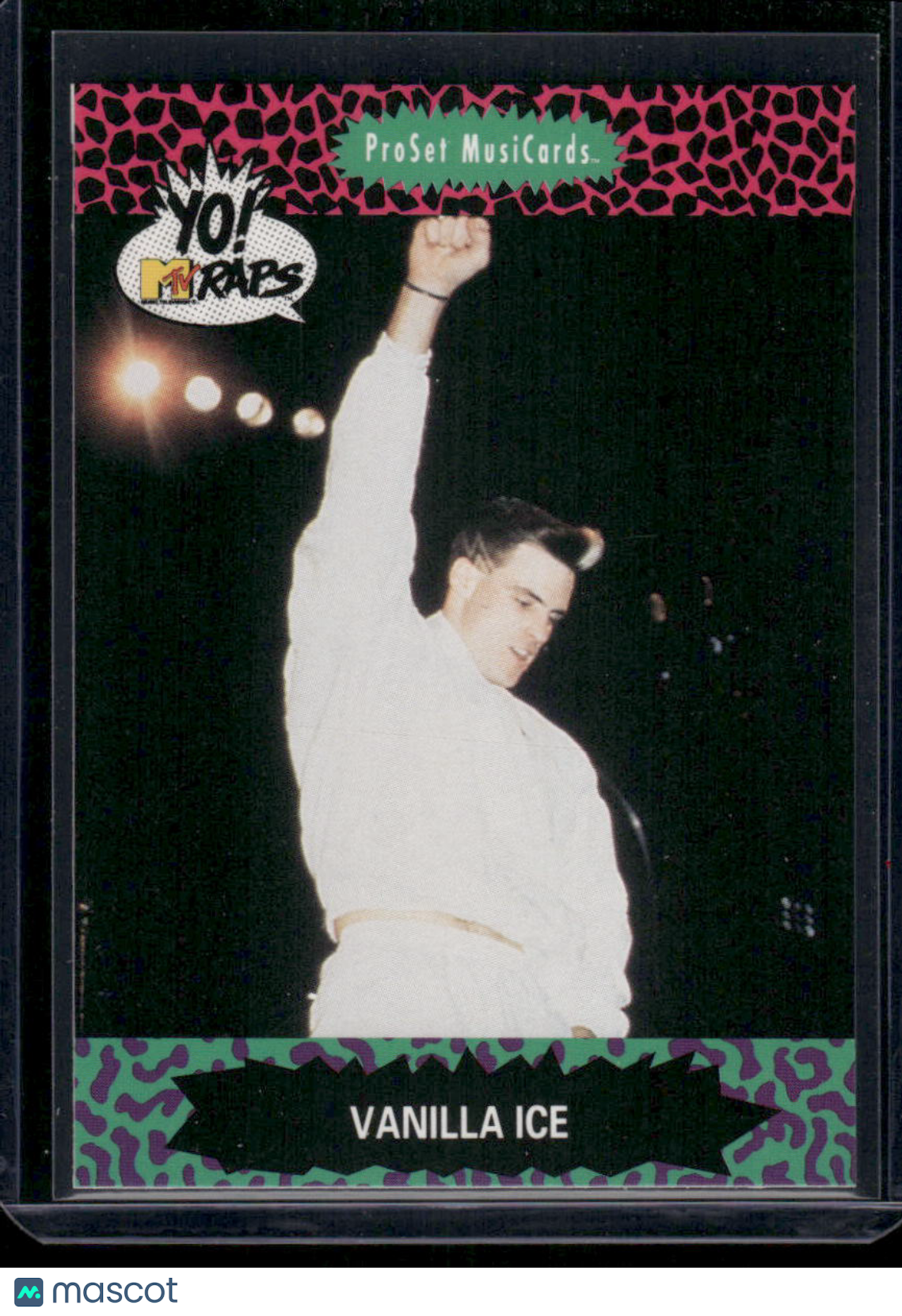 1991 ProSet MusicCards Yo! MTV Raps Vanilla Ice #92