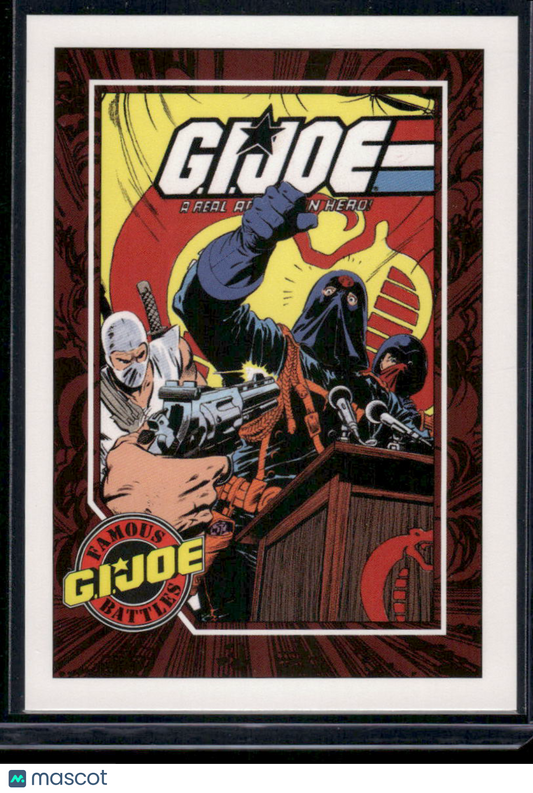 1991 Impel G.I. Joe Series 1 Hawk Storm Shadow Cobra Commander Battles #167