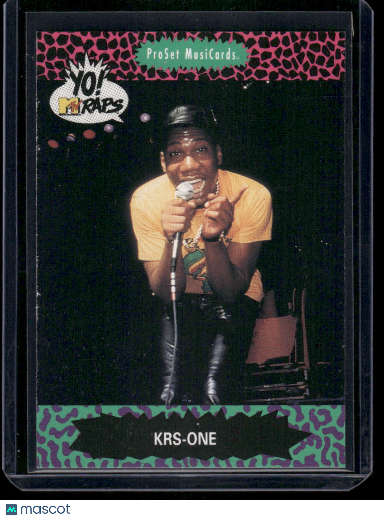 1991 ProSet MusicCards Yo! MTV Raps KRS-ONE #43