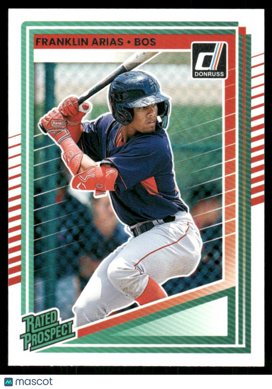 2025 Donruss Franklin Arias #175 Rated Prospect Baseball