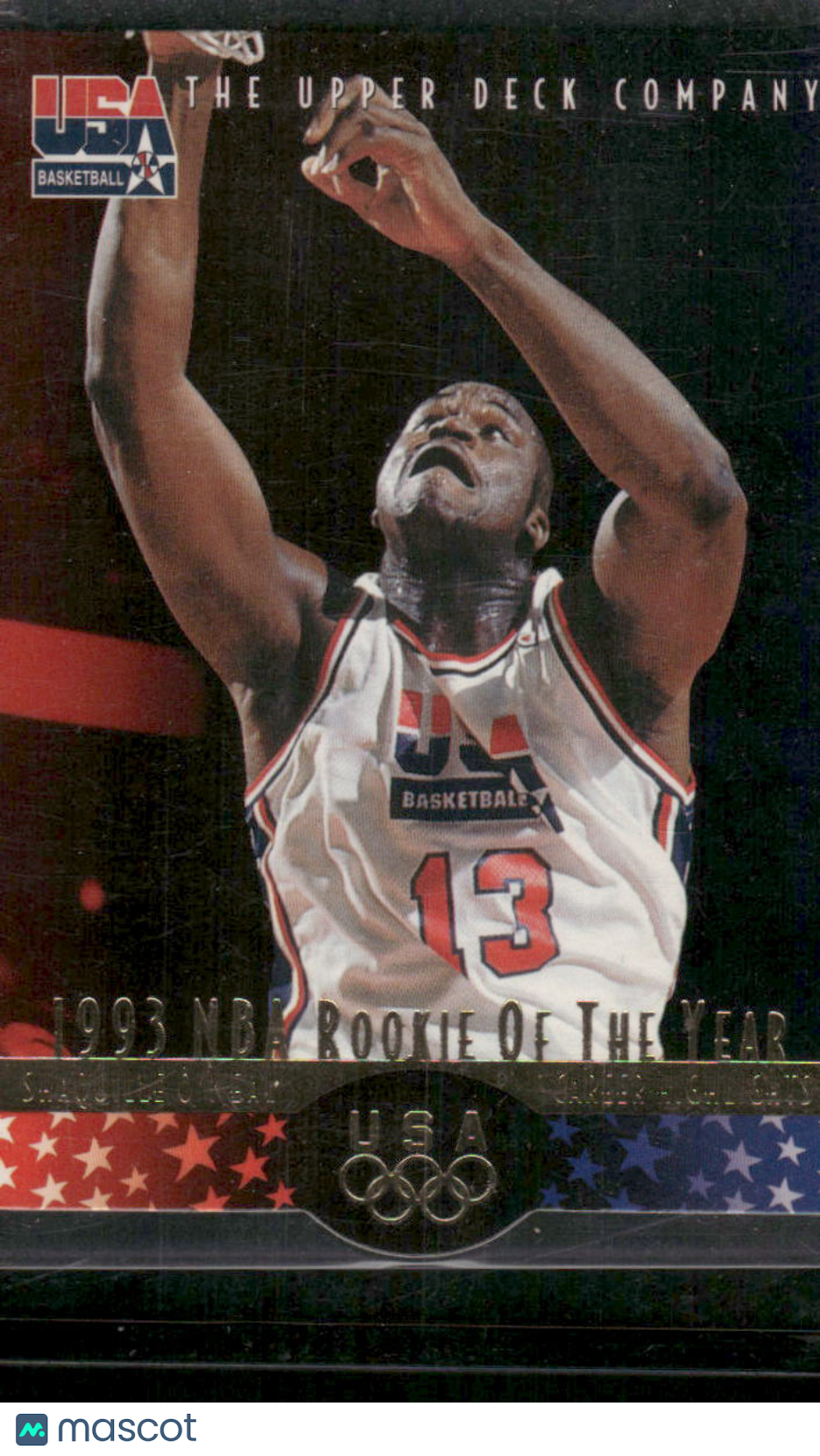 1993 Upper Deck USA Basketball Shaquille O'Neal #17 Rookie of the Year