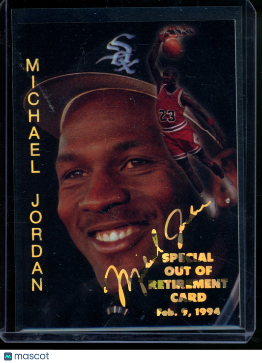 1994 Sports Stars USA Special Out of Retirement Card Michael Jordan #87 Baseball