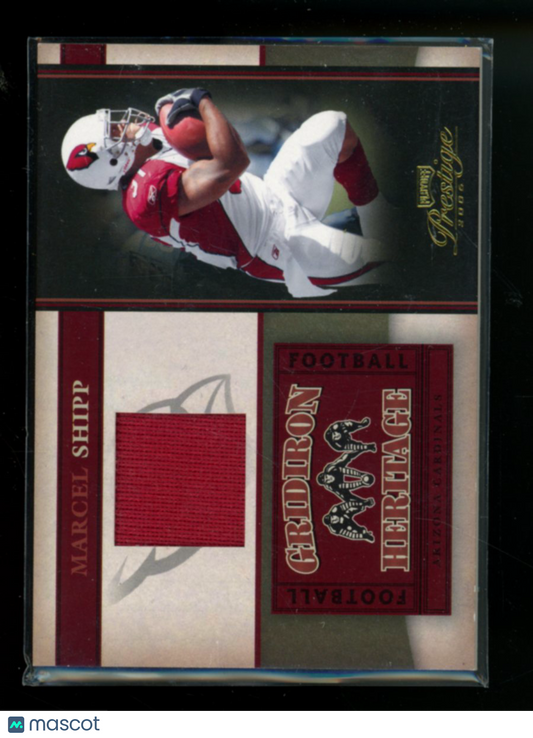 2006 Playoff Prestige Gridiron Heritage Marcel Shipp #GH 24 Jersey Patch
