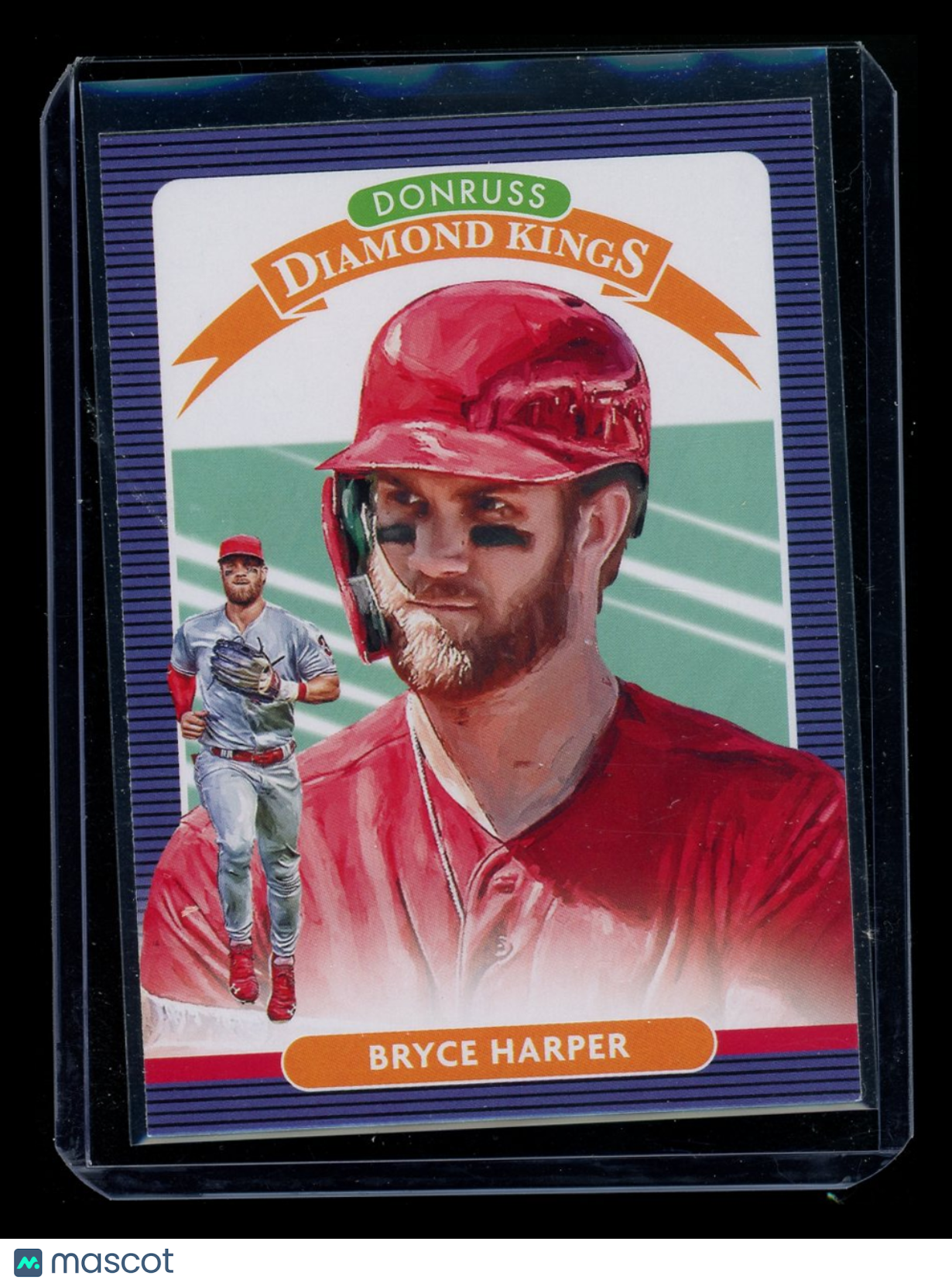2020 Donruss Diamond Kings Bryce Harper #24 Blue Baseball