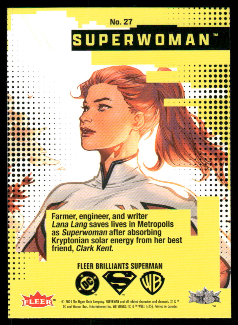 2025 Fleer Brilliants Superman Superwoman #27