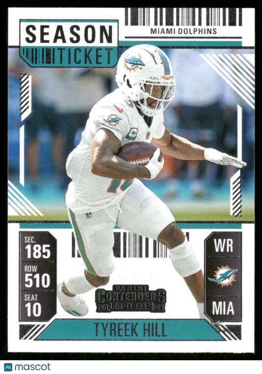 2025 Panini Contenders Football Tyreek Hill #62 Football