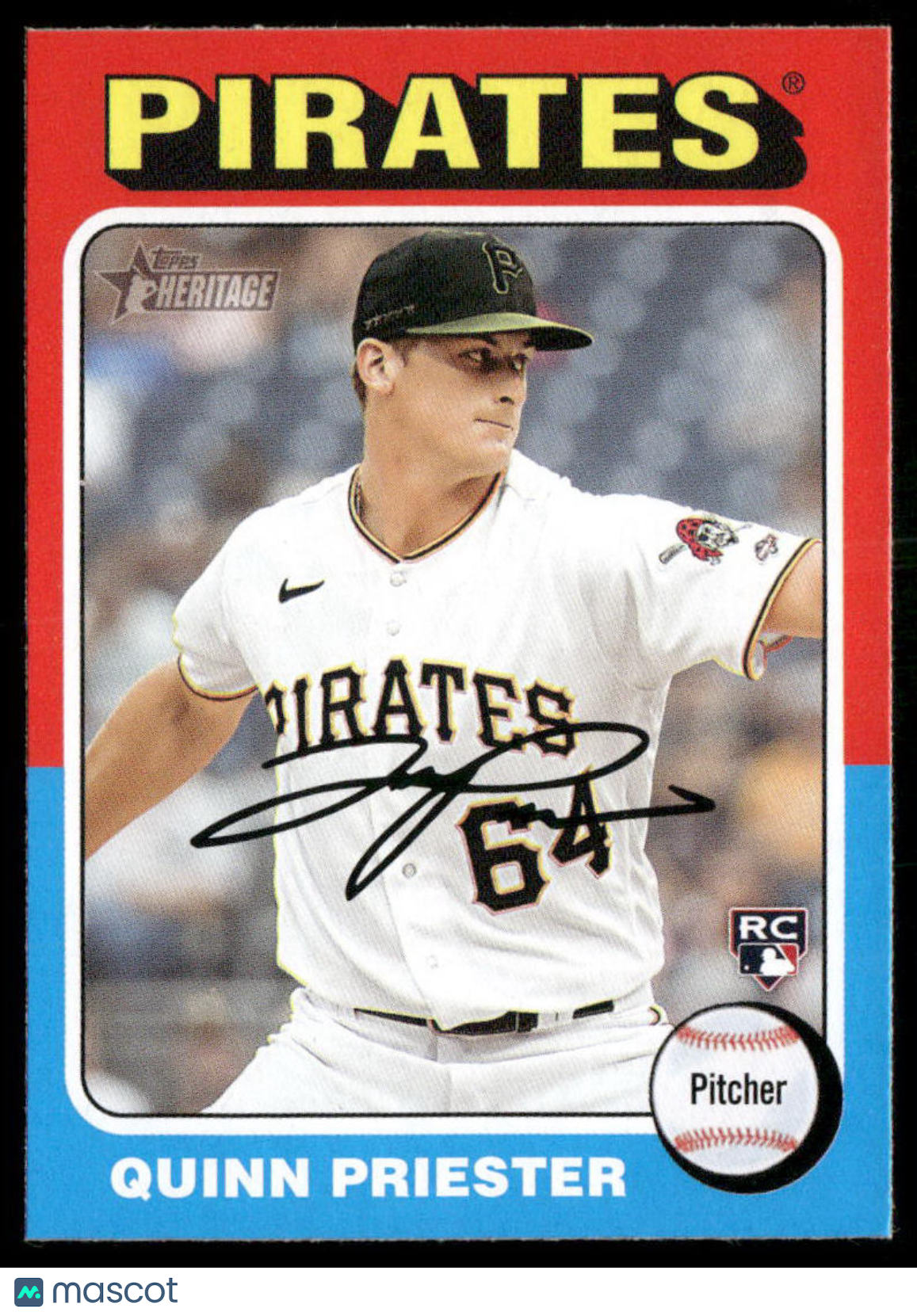 2024 Topps Heritage Quinn Priester #172 RC Baseball