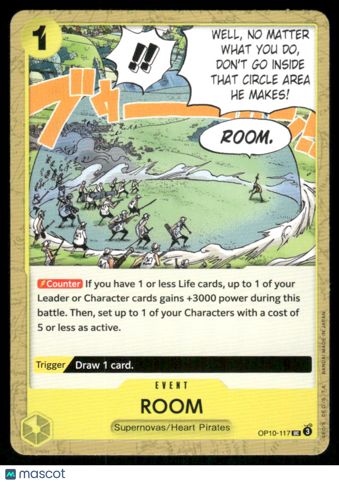 One Piece Card Game Event Room #OP01-117 One Piece Royal Blood