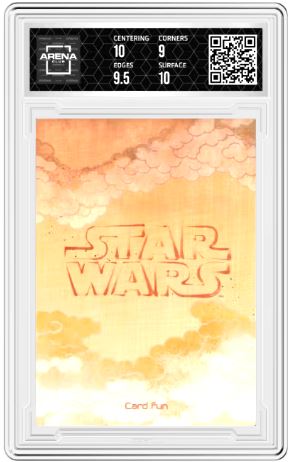 2023 Star Wars Global Art Rey #SW01-072 Arena Club 9.5