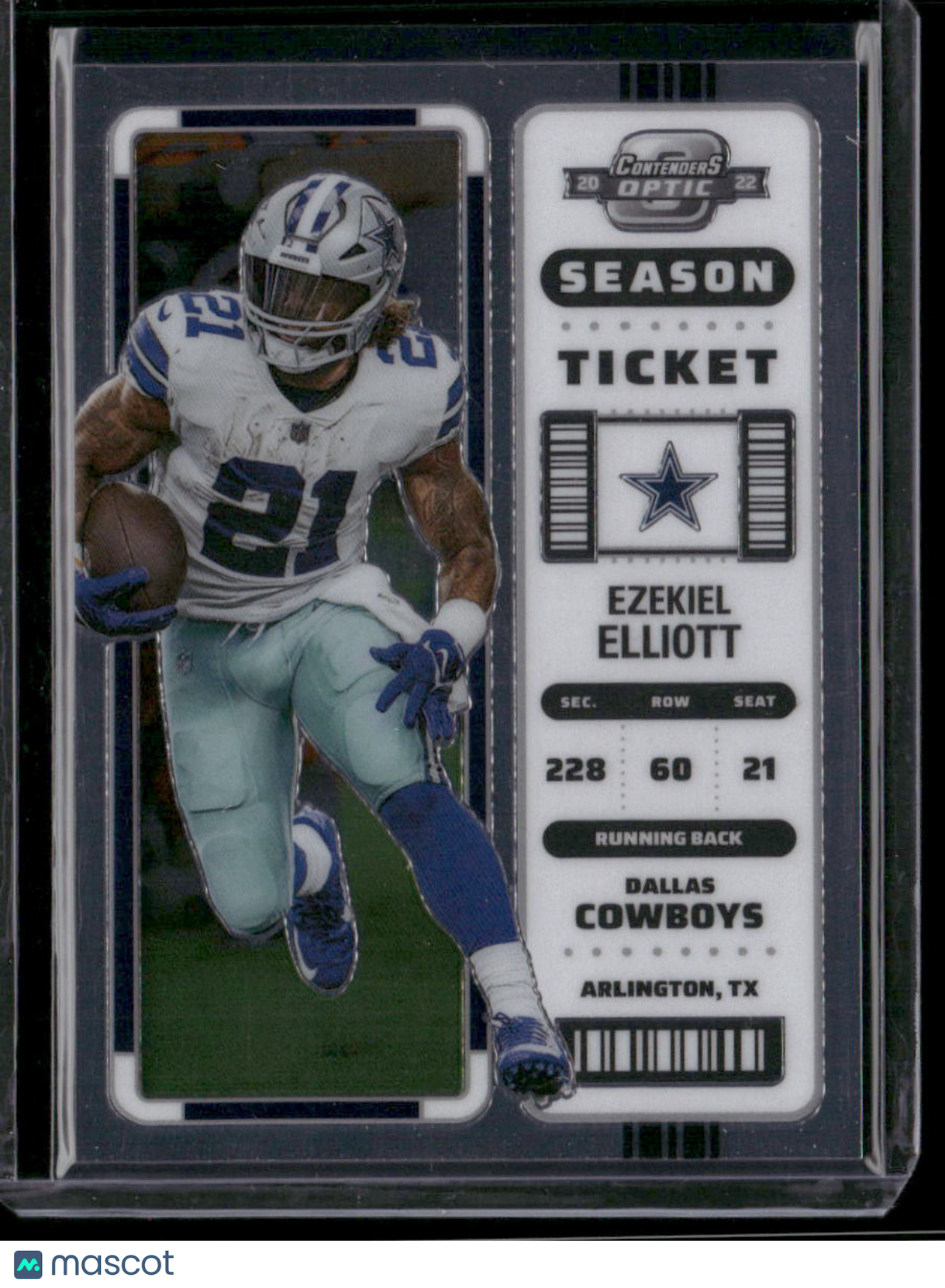 2022 Panini Contenders Football Ezekiel Elliott #16 Season Ticket Football