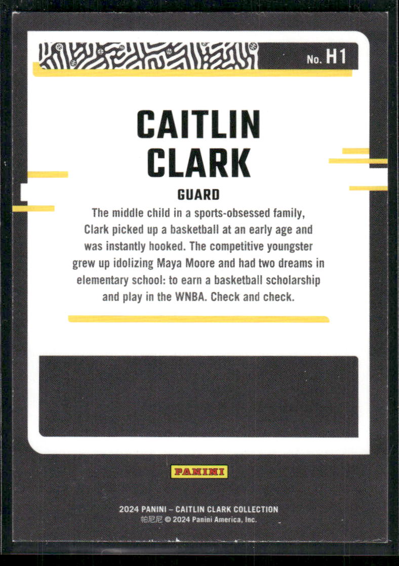 2024 Panini Donruss Highlights Caitlin Clark #H1 Basketball