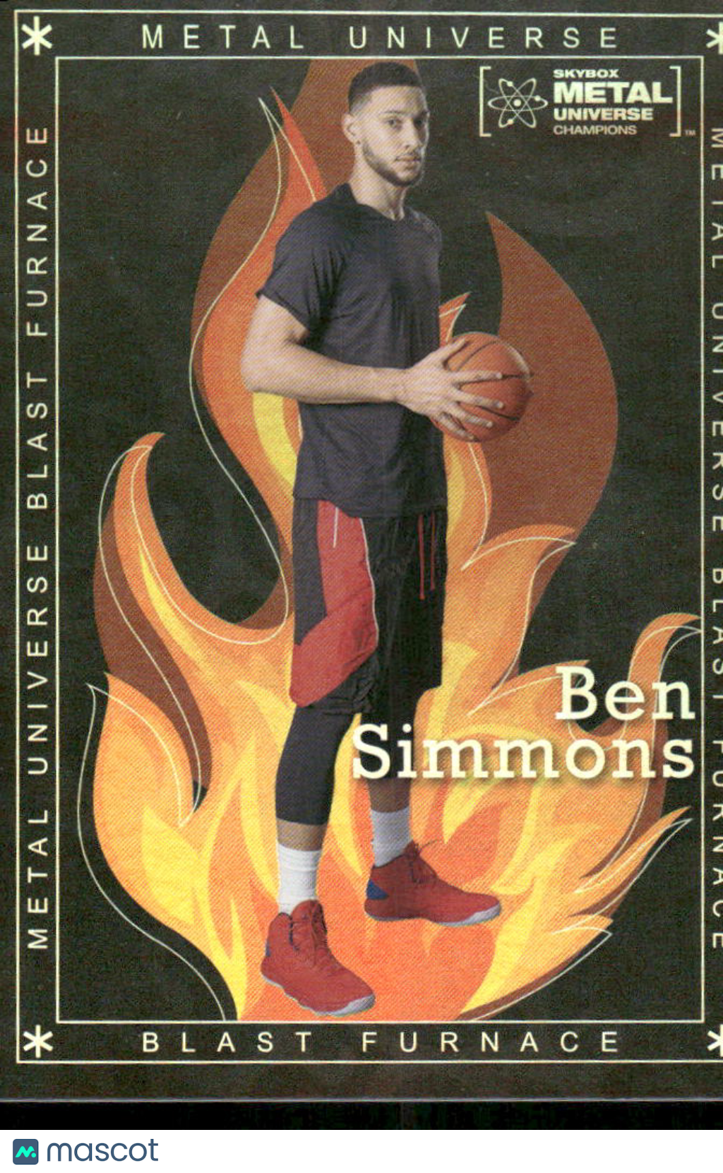 2021 Skybox Metal Universe Blast Furnace Ben Simmons #BF-10 Basketball