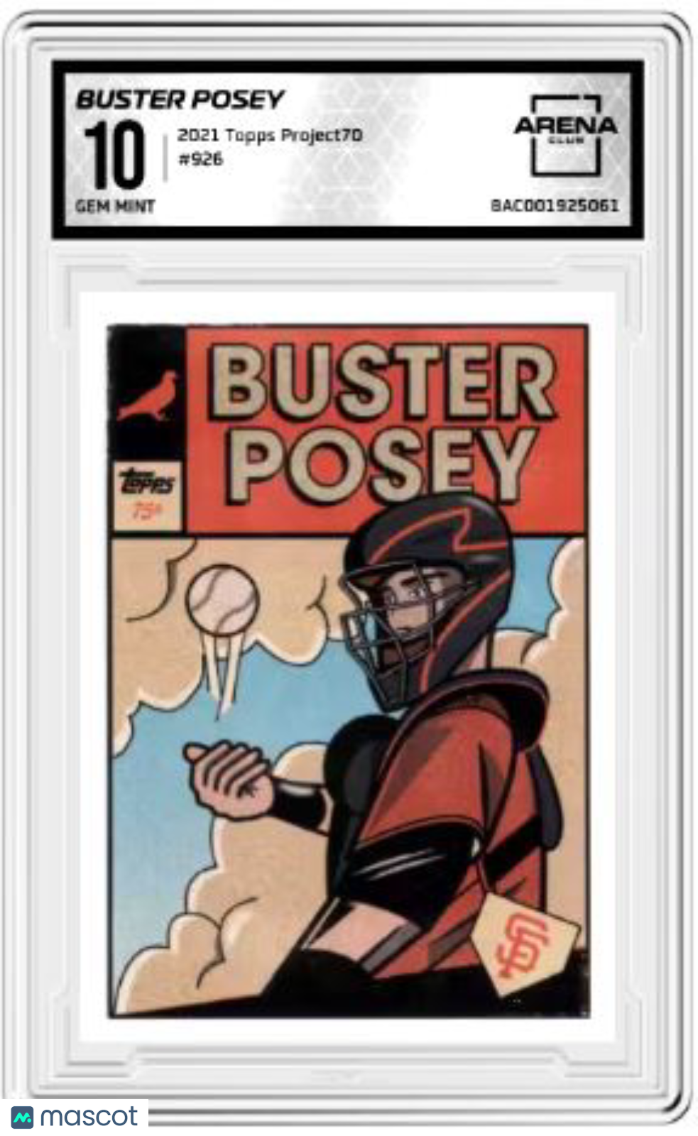 2021 Topps Project 70 Buster Posey #926 Baseball Arena Club 10