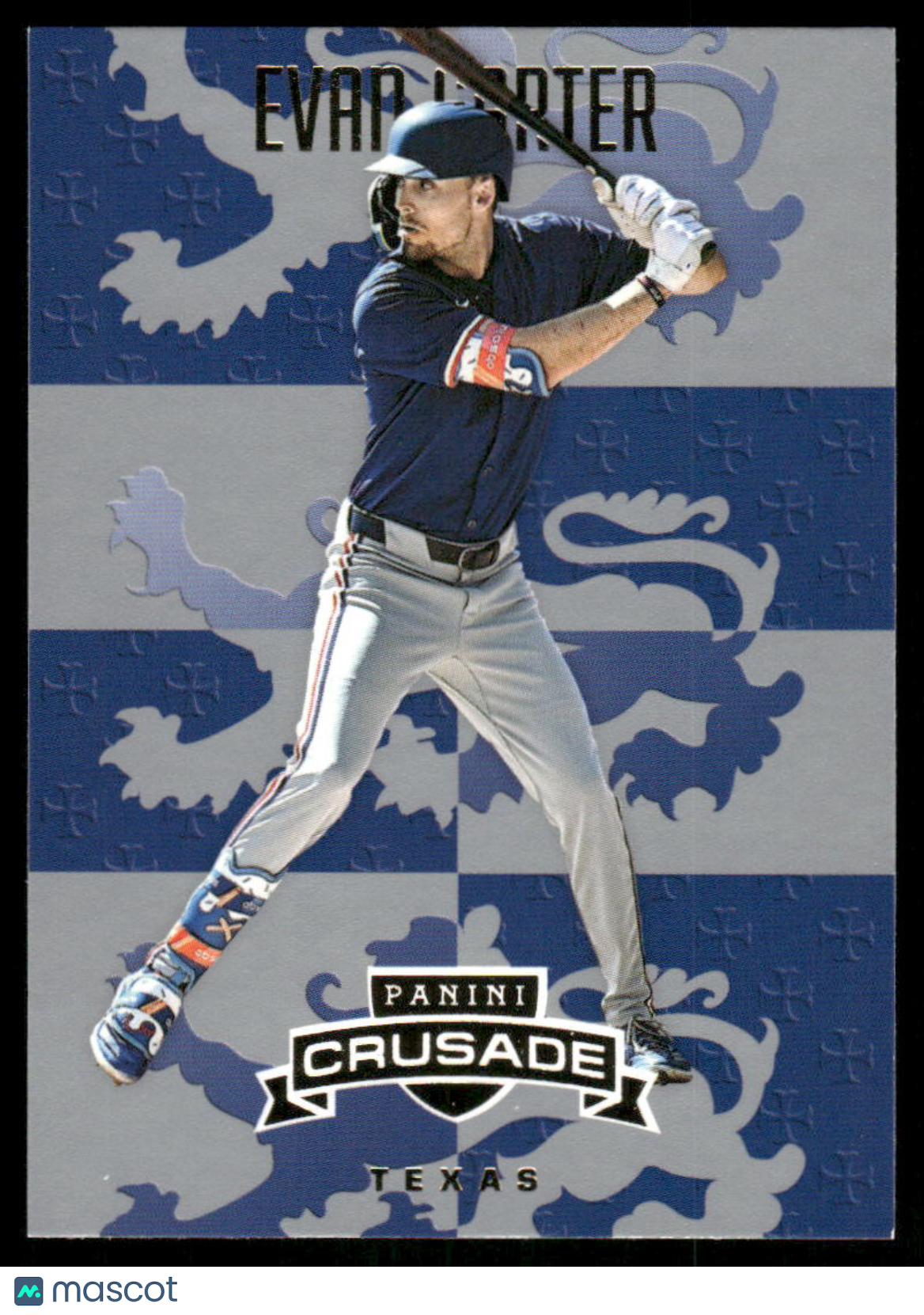 2025 Panini Crusade Evan Carter #162 Gold Baseball