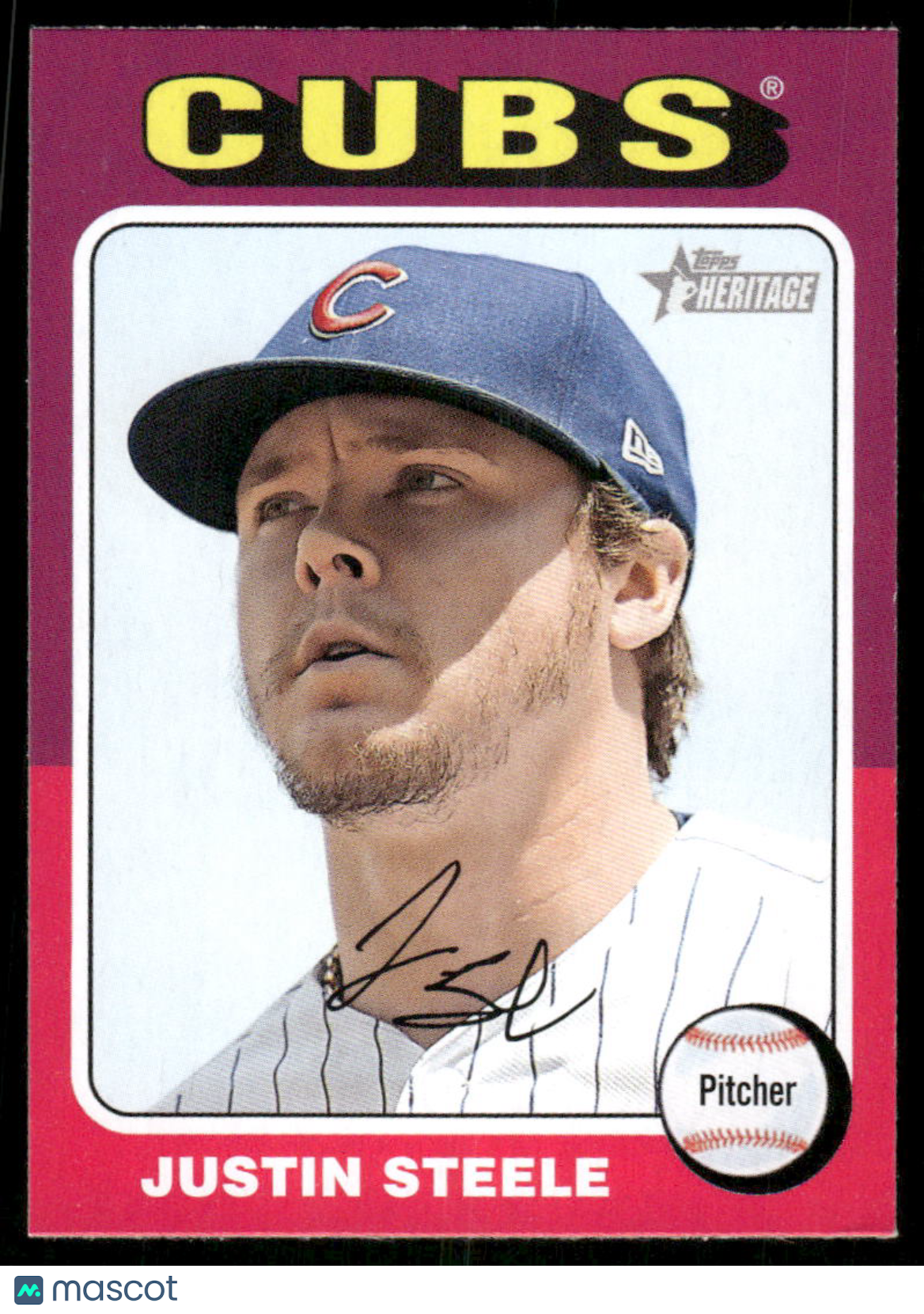 2022 Topps Heritage Justin Steele #278 Baseball