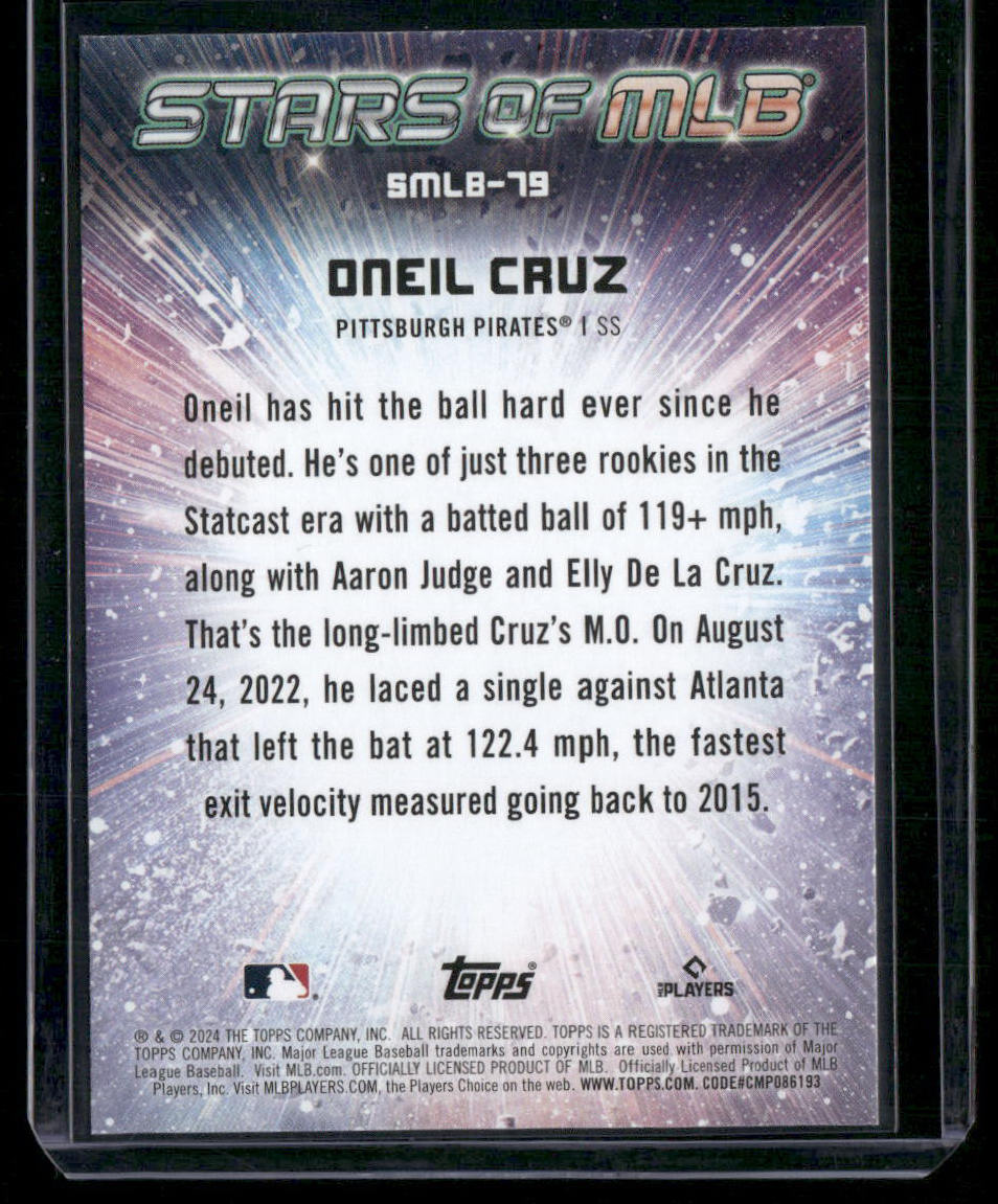 2024 Topps Update Oneil Cruz #SMLB-79 Stars of MLB Baseball