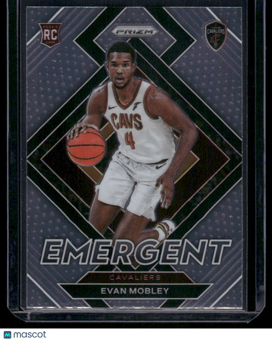 2021-22 Panini Prizm Emergent Evan Mobley #No. 9 RC Basketball