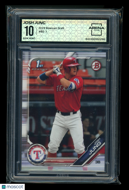 2019 Bowman Draft Josh Jung #BD-7 Baseball Arena Club 10