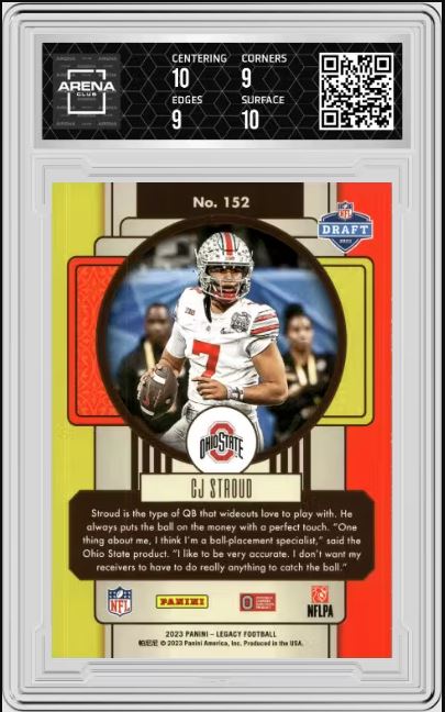 2023 Panini Legacy CJ Stroud #152 AC 9.5