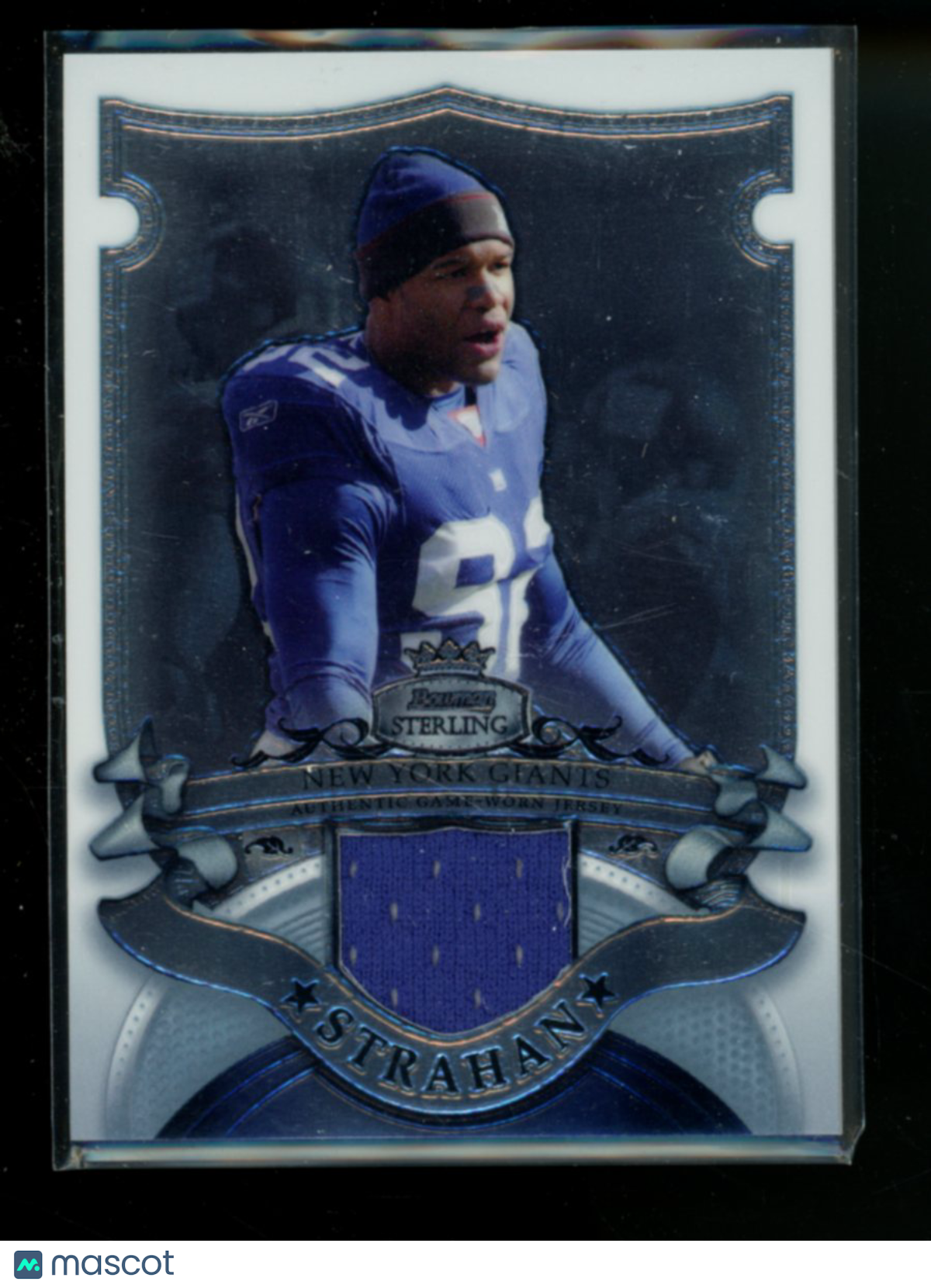 2007 Topps Bowman Sterling Michael Strahan #BSVR-MS Jersey Patch Football