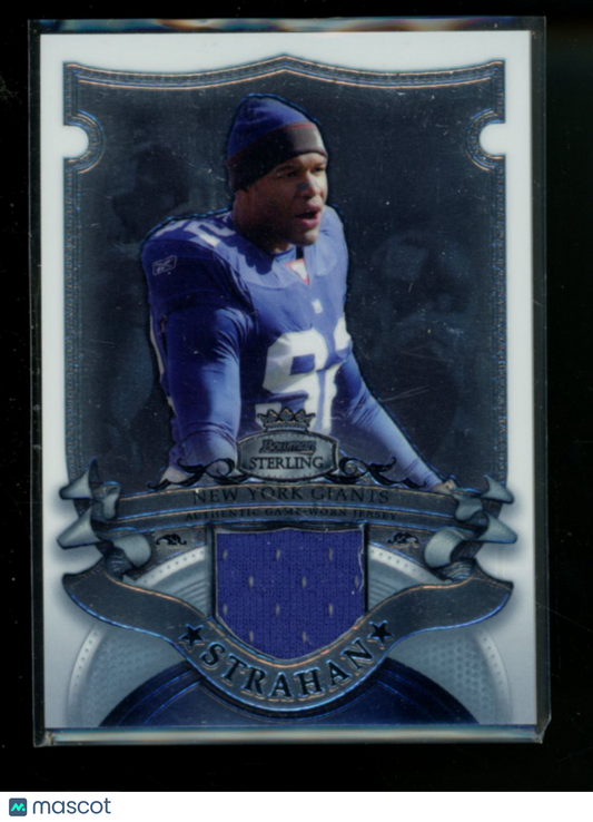 2007 Topps Bowman Sterling Michael Strahan #BSVR-MS Jersey Patch Football