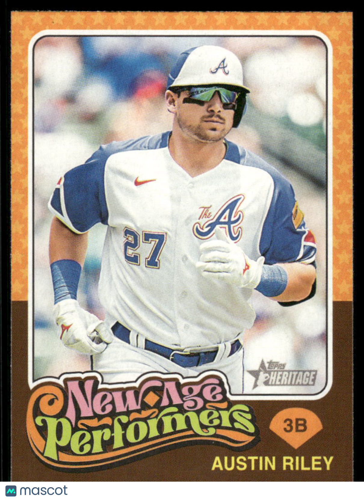 2024 Topps Heritage Austin Riley #NAP-18 Baseball