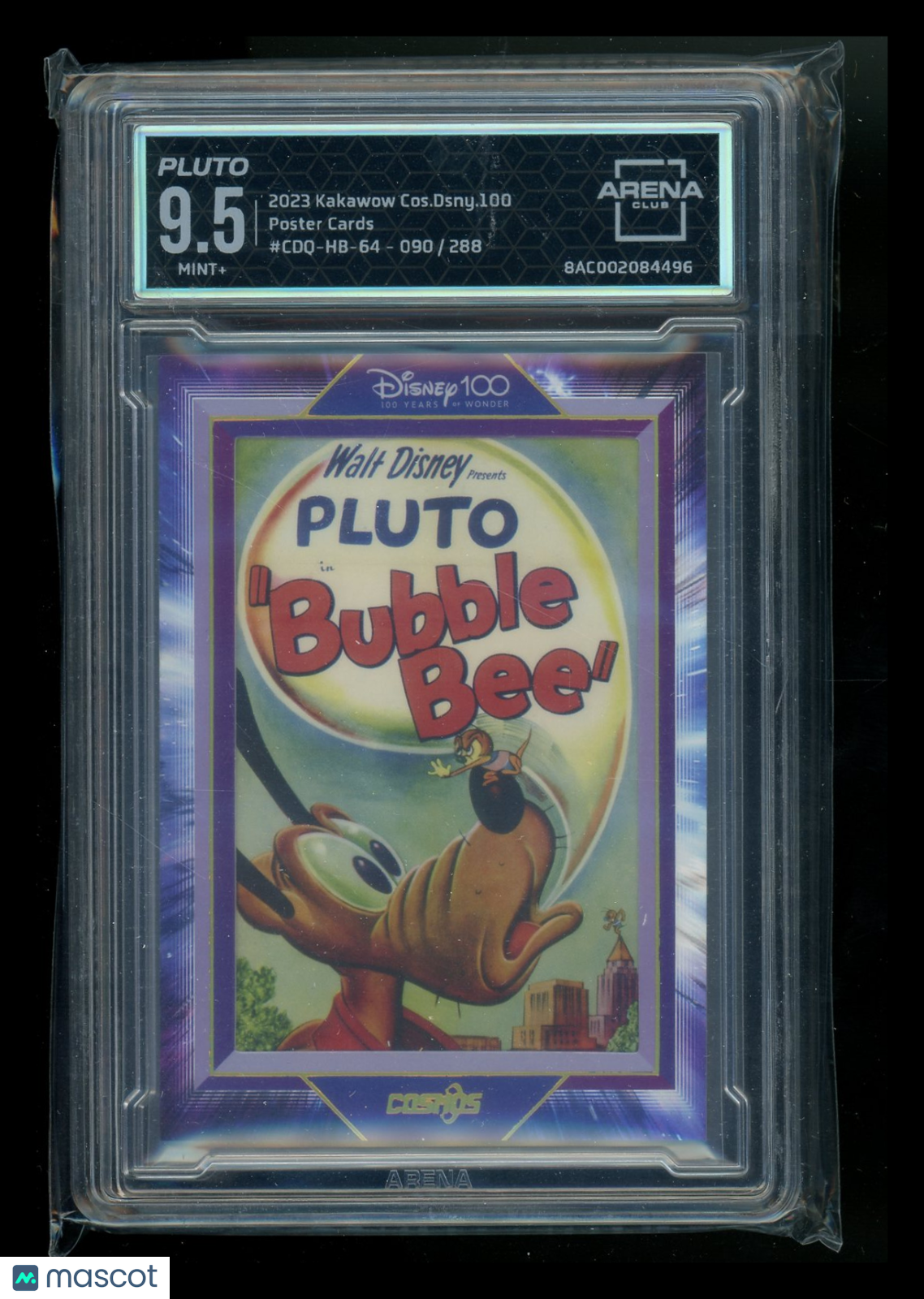 2023 Kakawow Disney 100 Pluto 090/288 #CDQ-HB-64 Arena Club 9.5