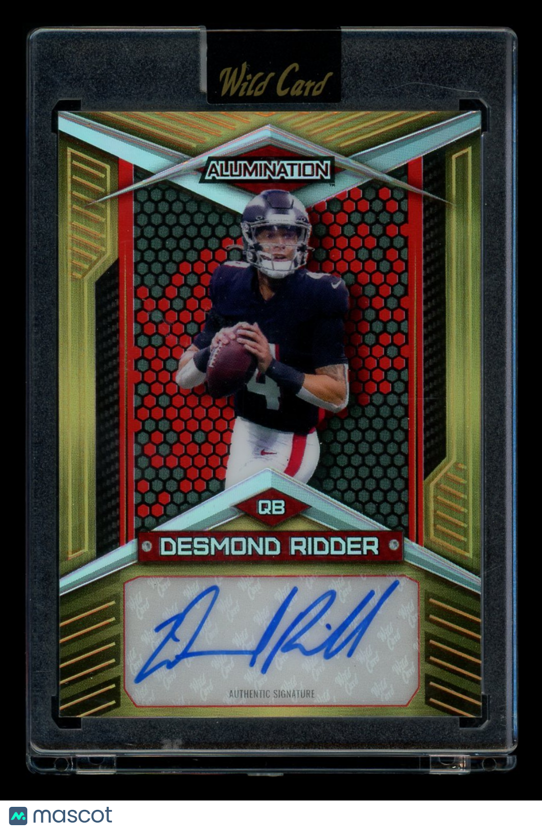 2022 Wild Card Alumination Desmond Ridder #AB-25 22/75 Football