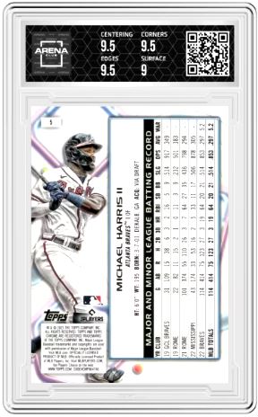 2023 Topps Cosmic Chrome Michael Harris II #5 RC Baseball Arena Club 9.5