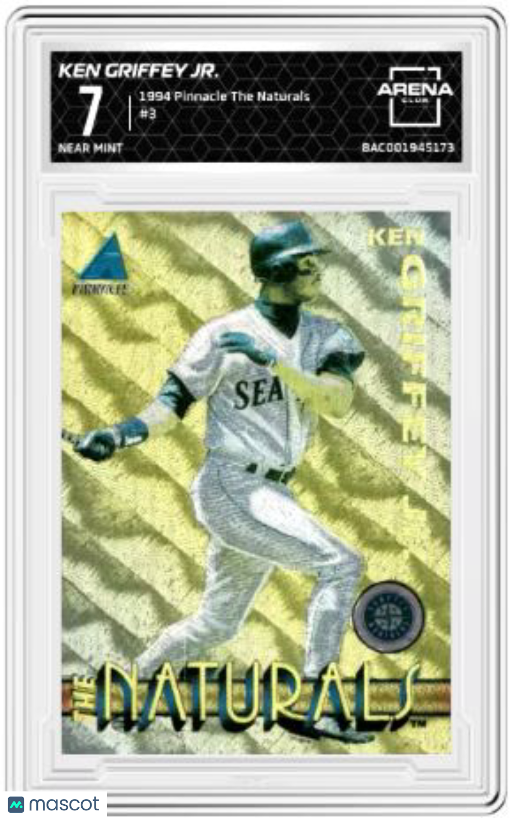 1994 Pennacle Ken Griffey Jr #3 The Naturals Baseball Arena Club 7