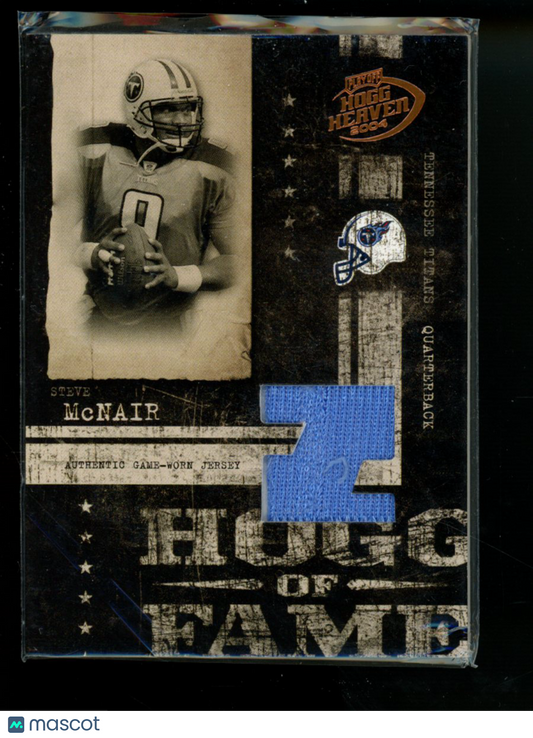 2003 Donruss Playoff Hog Heaven Steve McNair #HF-21 Game-Worn Jersey 104/150
