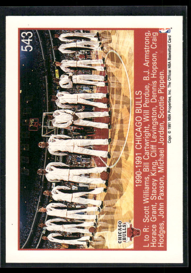 1991 NBA Hoops Michael Jordan  #543 Basketball