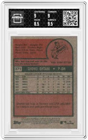 2024 Topps Heritage Shohei Ohtani #371 Baseball AC 9