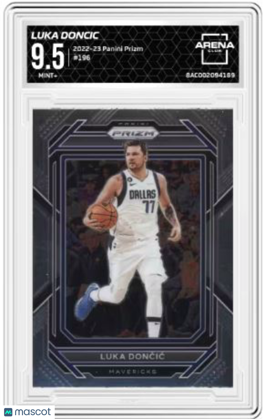 2022-23 Panini Prizm Luka Dončić #196 Basketball Arena Club 9.5