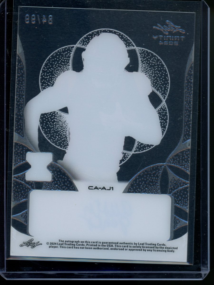 2024 Leaf Trinity Austin Jones #CA-AJ1 Rookie 84/99 Football