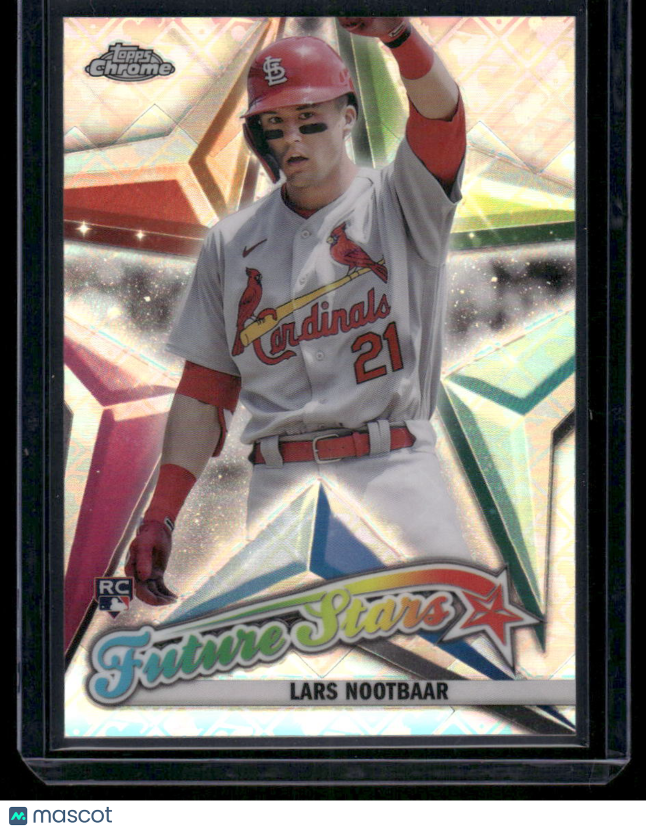 2022 Topps Chrome Future Stars Lars Nootbaar #FS-8 Logofractor RC Baseball