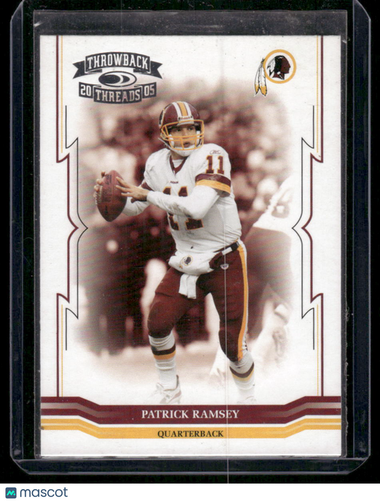 2005 Donruss Throwback Threads Patrick Ramsey #148 Football