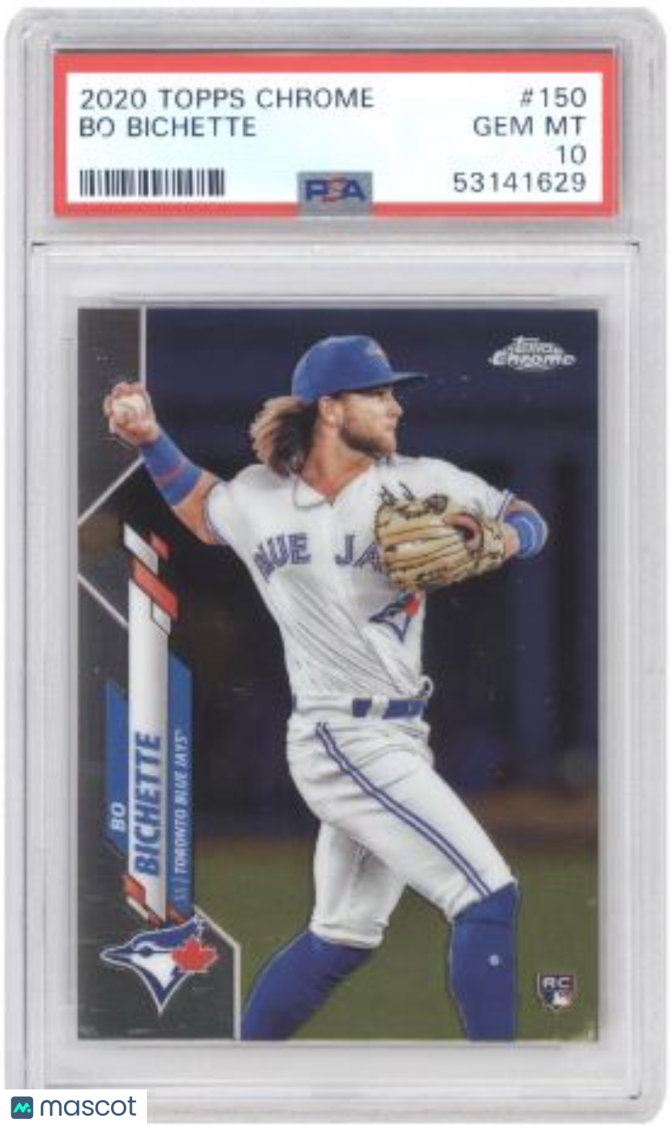 2020 Topps Chrome Bo Bichette #150 Baseball PSA 10