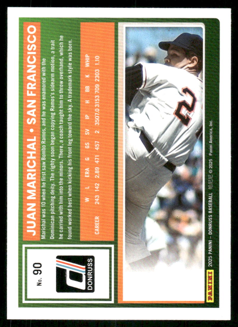 2025 Donruss Juan Marichal #90 Baseball