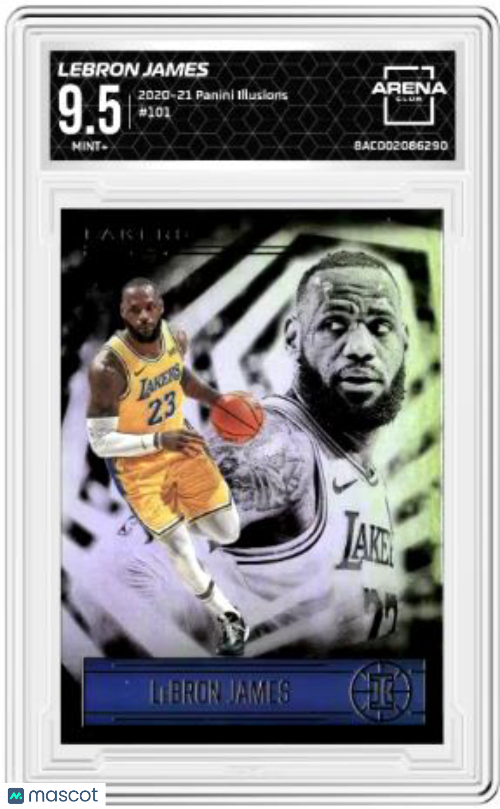 2020 Panini Illusions LeBron James #101 Basketball Arena Club 9.5