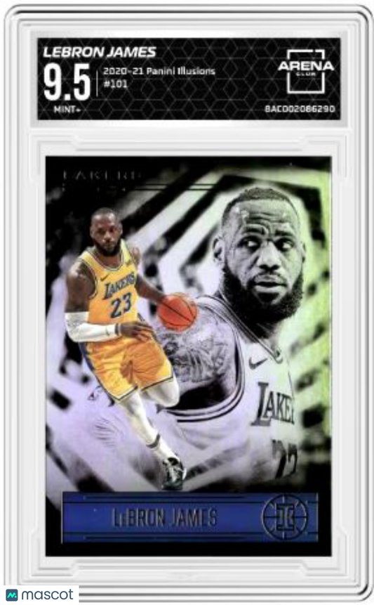 2020-21 Panini Illusions LeBron James #101 Basketball Arena Club 9.5