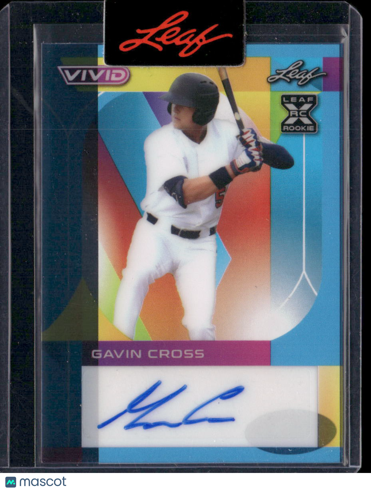 2023 Leaf Vivid Baseball Gavin Cross #1/1 1/1 RC Baseball