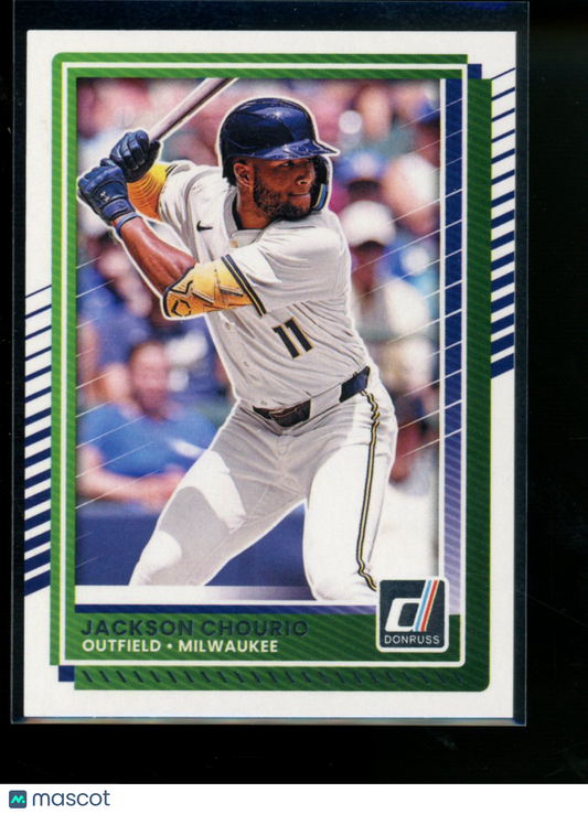 2025 Panini Donruss Jackson Chourio #99 Baseball